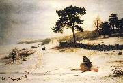 Sir John Everett Millais Blow Thou Winter Wind painting